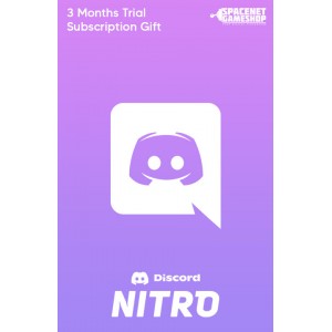 Discord Nitro - Trial Subscription Gift [3 Meseca]